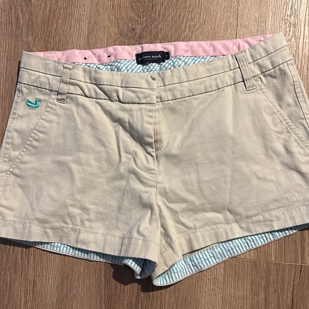 Southern marsh khaki shorts size 4